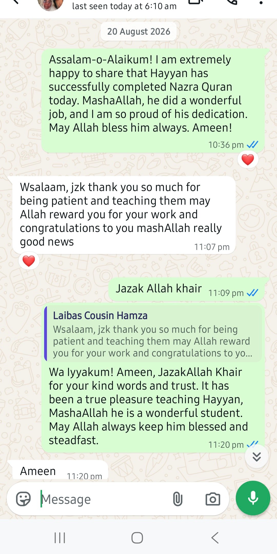 Real UK parent feedback about online Quran classes for kids